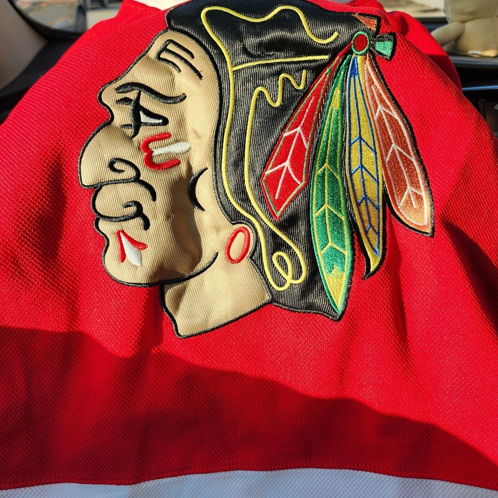 Reebok CCM Chicago Blackhawks Patrick Kane #88 Mens XLarge Embroidered NHLJersey